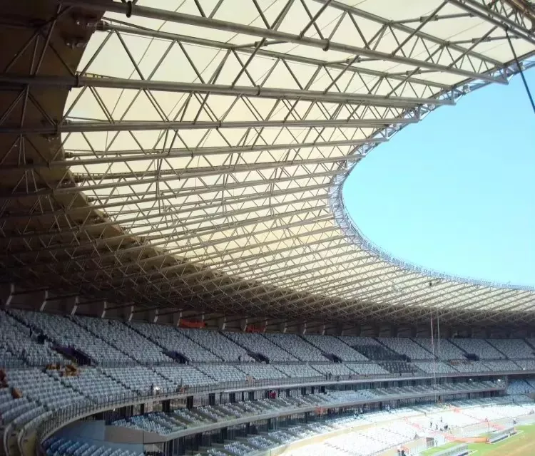 Izturīgs tērauda cauruļu kopņu stadions