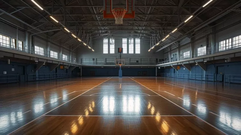 Iekštelpu basketbola arēnas tērauda konstrukcija