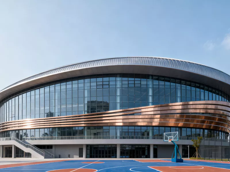 Saliekamās tērauda konstrukcijas Basketbola laukums