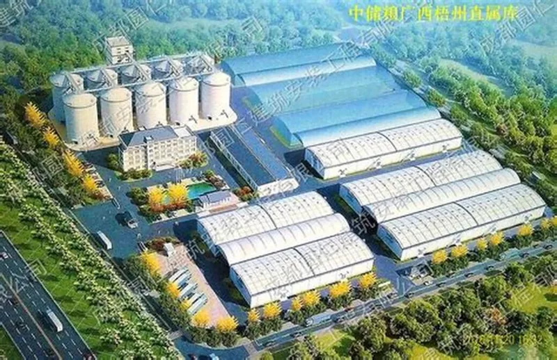 Tērauda konstrukcijas graudu uzglabāšanas noliktava