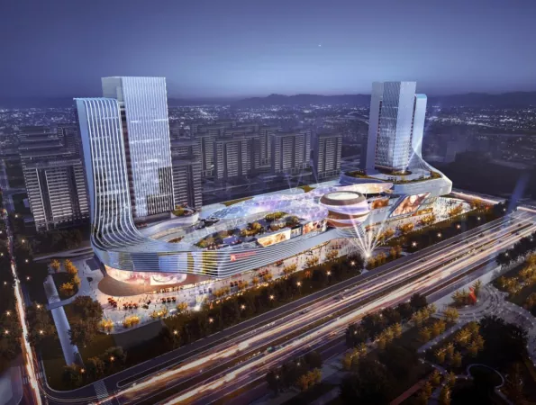 Steel Structure Shopping Mall celtniecība